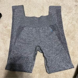 Gray gym shark leggings